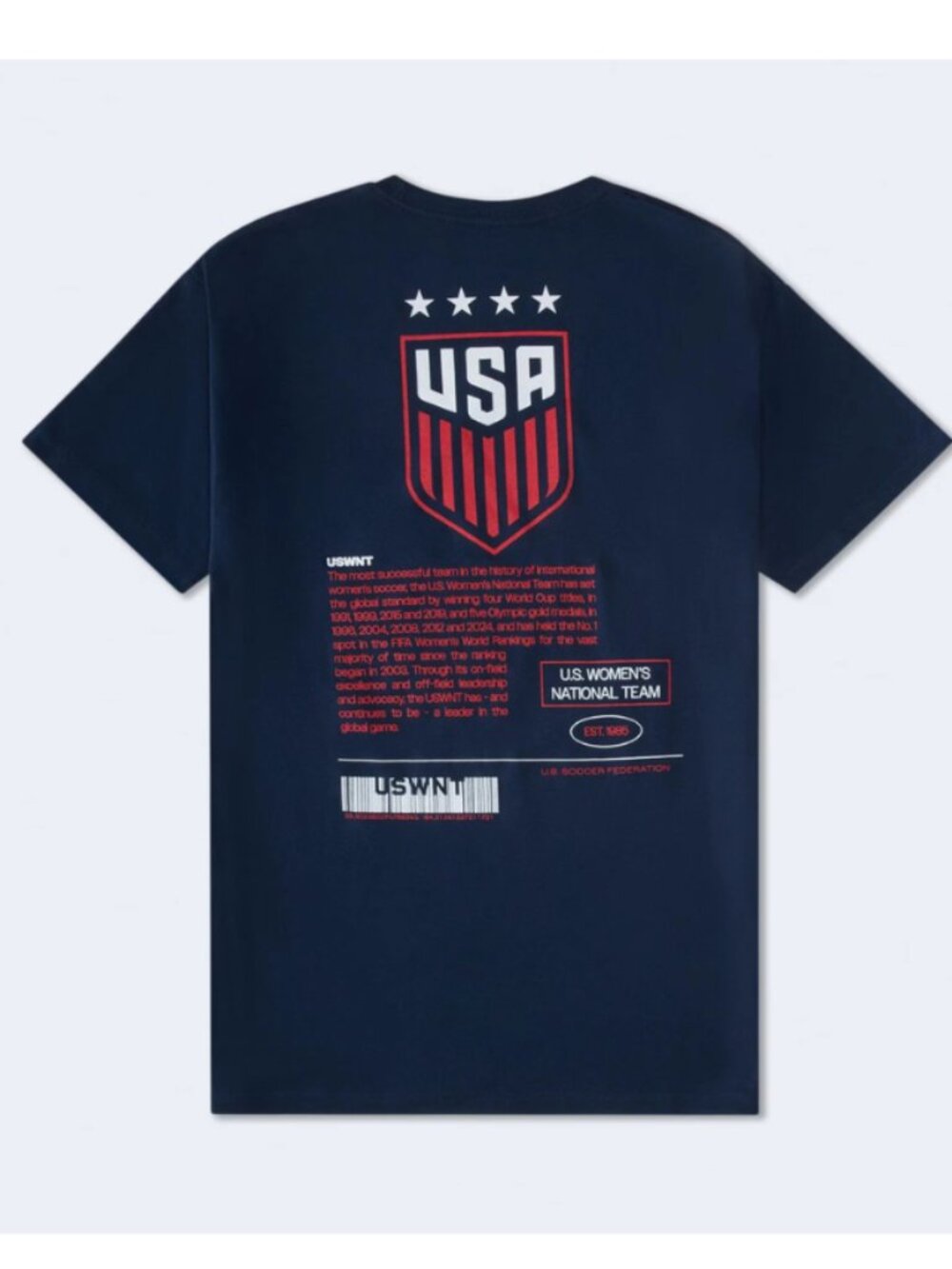 US Womens National Soccer Team USWNT Accomplishments Navy Blue Shirt New S, M, L